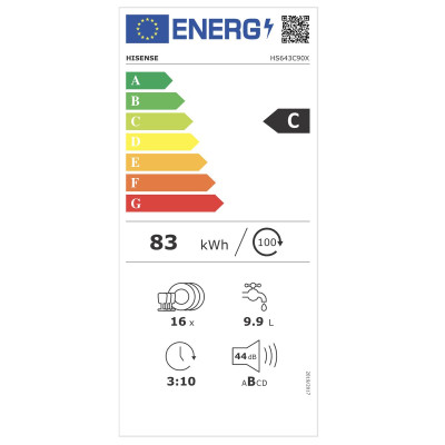 Dishwasher Hisense HS643C90X Silver
