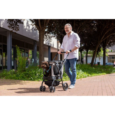 Shopping cart Carlett CUBE P RUBY Red