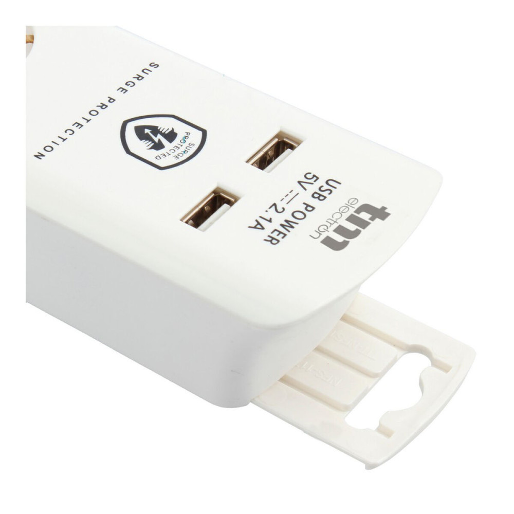 Power Socket - 6 Sockets with Switch TM Electron TMUAD306