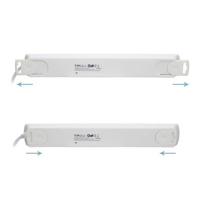 Power Socket - 6 Sockets with Switch TM Electron TMUAD306