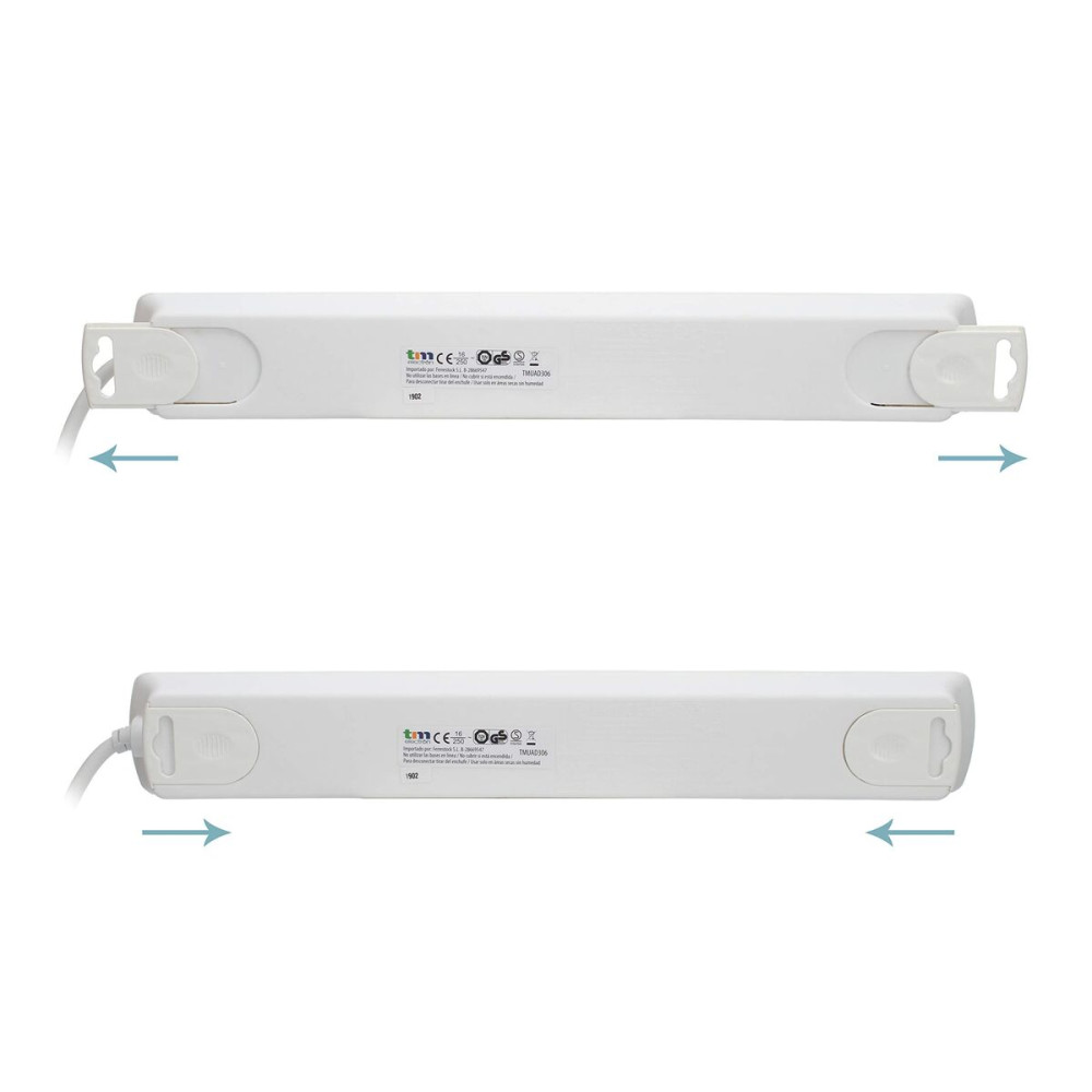 Power Socket - 6 Sockets with Switch TM Electron TMUAD306