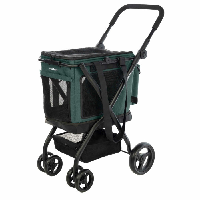 Shopping cart Carlett CUBE P PINE Green