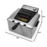 Deep-fat Fryer Princess 01.185000.01.001FREIDORA Grey Silver 5 L