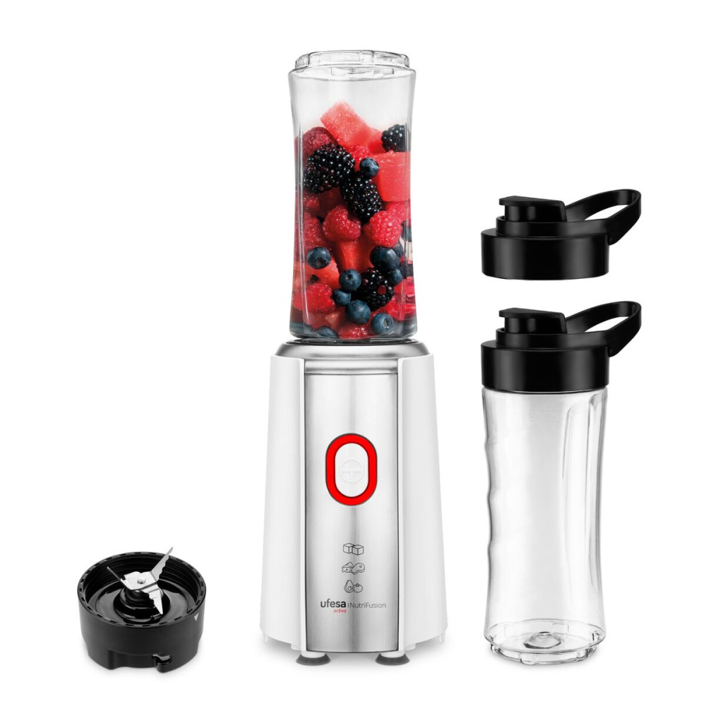 Cup Blender UFESA NUTRIFUSION 1200W 2B White Black 1200 W 500 ml