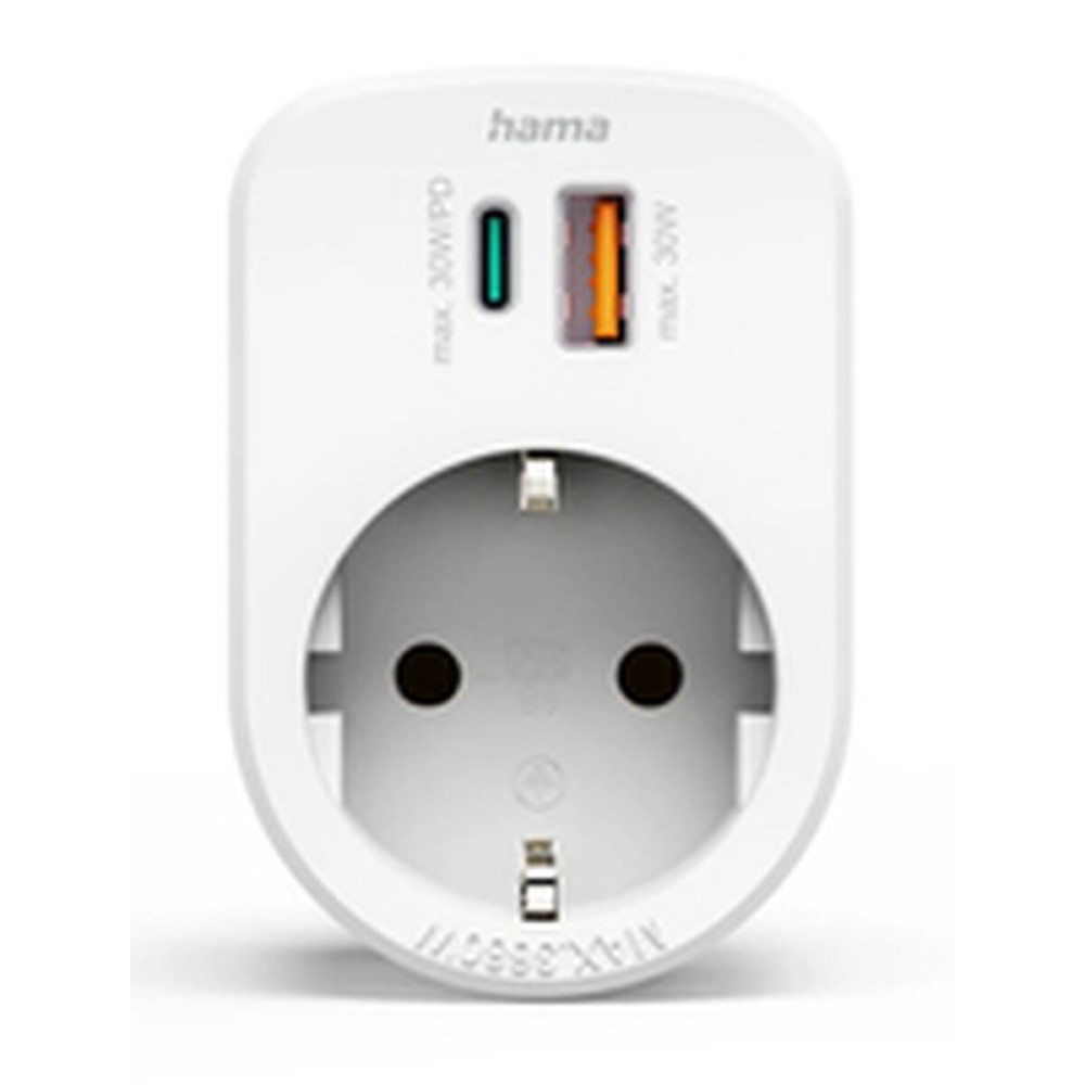 Power Plug Hama 00223343 White 230 V