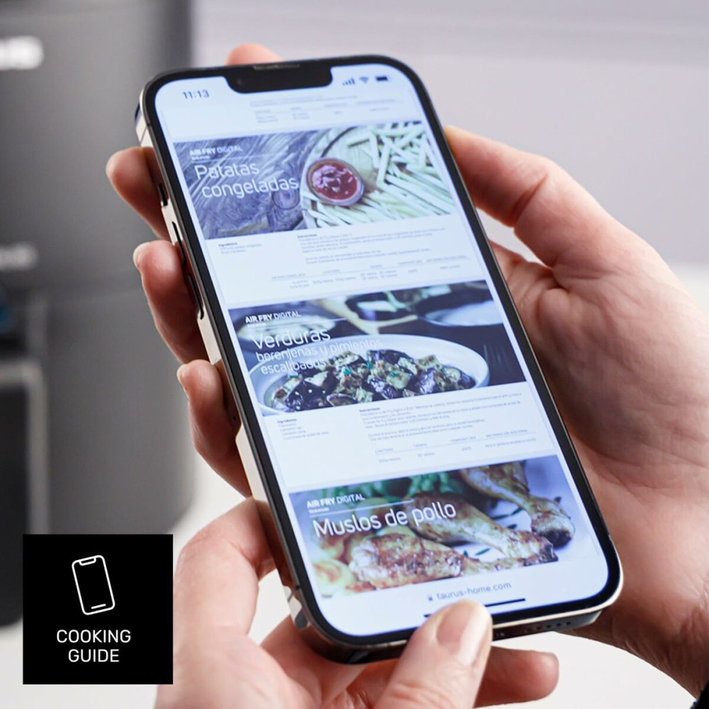 Air Fryer Taurus Black 2100 W 8 L