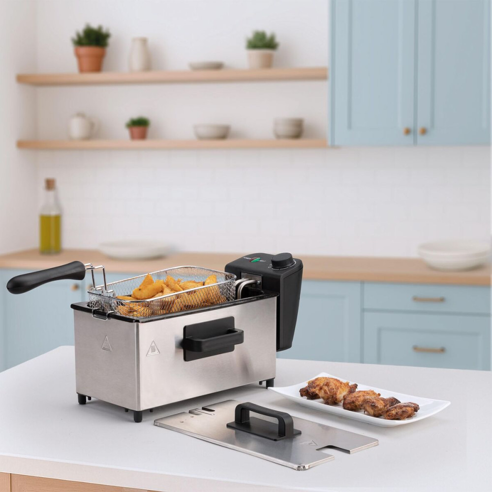 Deep-fat Fryer JATA JEFR1678 Grey 2000 W