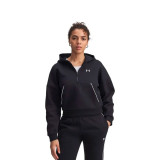 Women’s Hoodie Under Armour Rival Flc Piped Hz Black