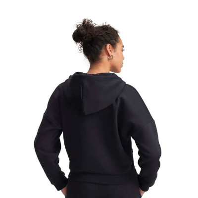 Women’s Hoodie Under Armour Rival Flc Piped Hz Black