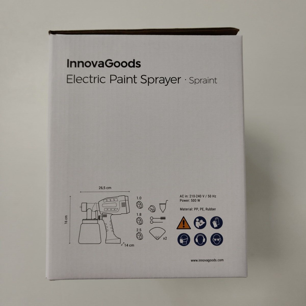 Electric Paint Sprayer Gun Spraint InnovaGoods 500 W 1 L Grey (Refurbished A)