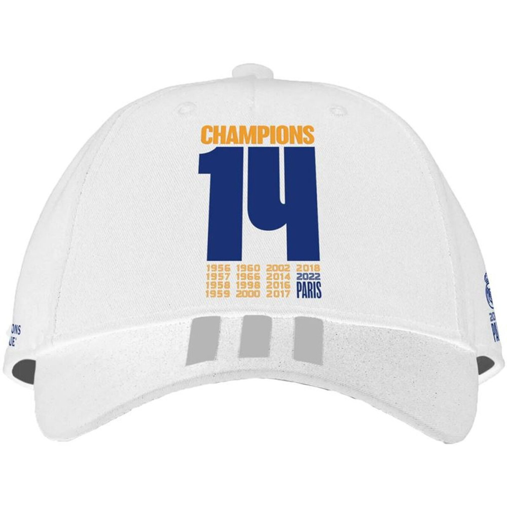 Sports Cap Adidas Real Madrid UCL Champions White One size