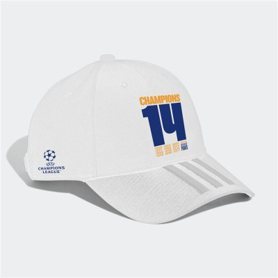 Sports Cap Adidas Real Madrid UCL Champions White One size