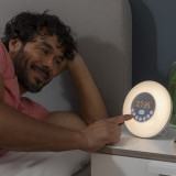 Rechargeable Sunrise Alarm Clock with Speaker InnovaGoods (Refurbished A)