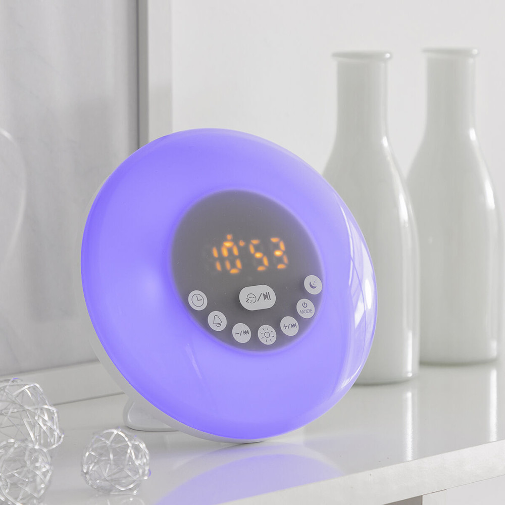 Rechargeable Sunrise Alarm Clock with Speaker InnovaGoods (Refurbished A)