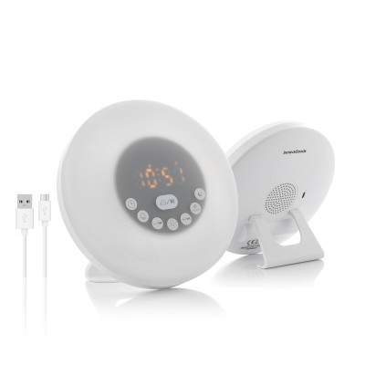Rechargeable Sunrise Alarm Clock with Speaker InnovaGoods (Refurbished A)