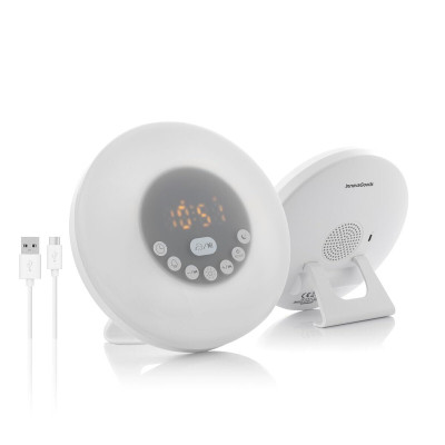 Rechargeable Sunrise Alarm Clock with Speaker InnovaGoods (Refurbished A)