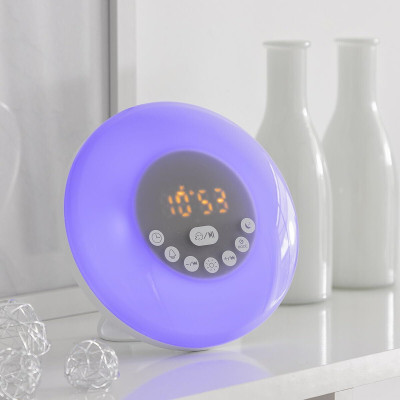 Rechargeable Sunrise Alarm Clock with Speaker InnovaGoods (Refurbished A)