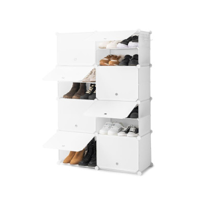 Portable Modular Shoe Cabinet InnovaGoods White (Refurbished A)