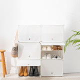 Portable Modular Shoe Cabinet InnovaGoods White (Refurbished A)