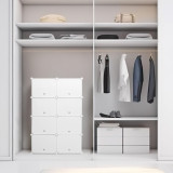 Portable Modular Shoe Cabinet InnovaGoods White (Refurbished A)