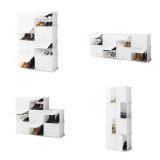 Portable Modular Shoe Cabinet InnovaGoods White (Refurbished A)