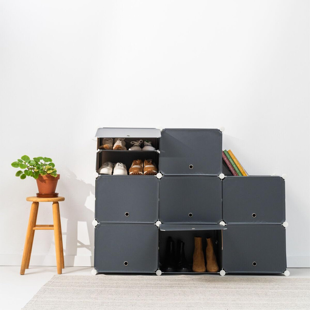 Portable Modular Shoe Cabinet InnovaGoods Grey (Refurbished D)