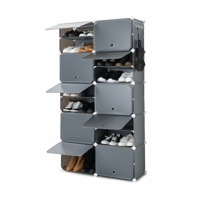 Portable Modular Shoe Cabinet InnovaGoods Grey (Refurbished D)