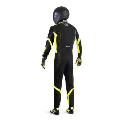 Racing jumpsuit Sparco K48 THUNDER S Yellow Black