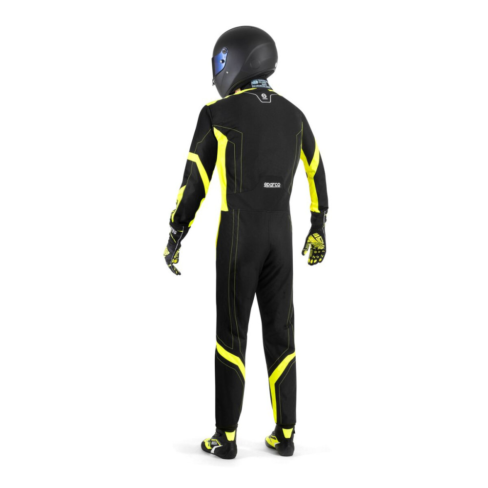 Racing jumpsuit Sparco K48 THUNDER S Yellow Black