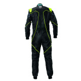Racing jumpsuit OMP KS-3X 46 Yellow Black fluoride