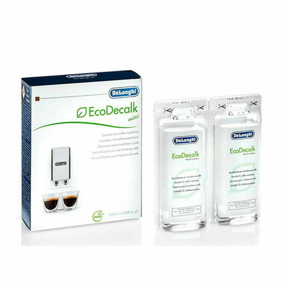 Decalcifier DeLonghi EcoDecalk 2x100ml 2 x 100 ml Limescale Remover for Coffee-maker