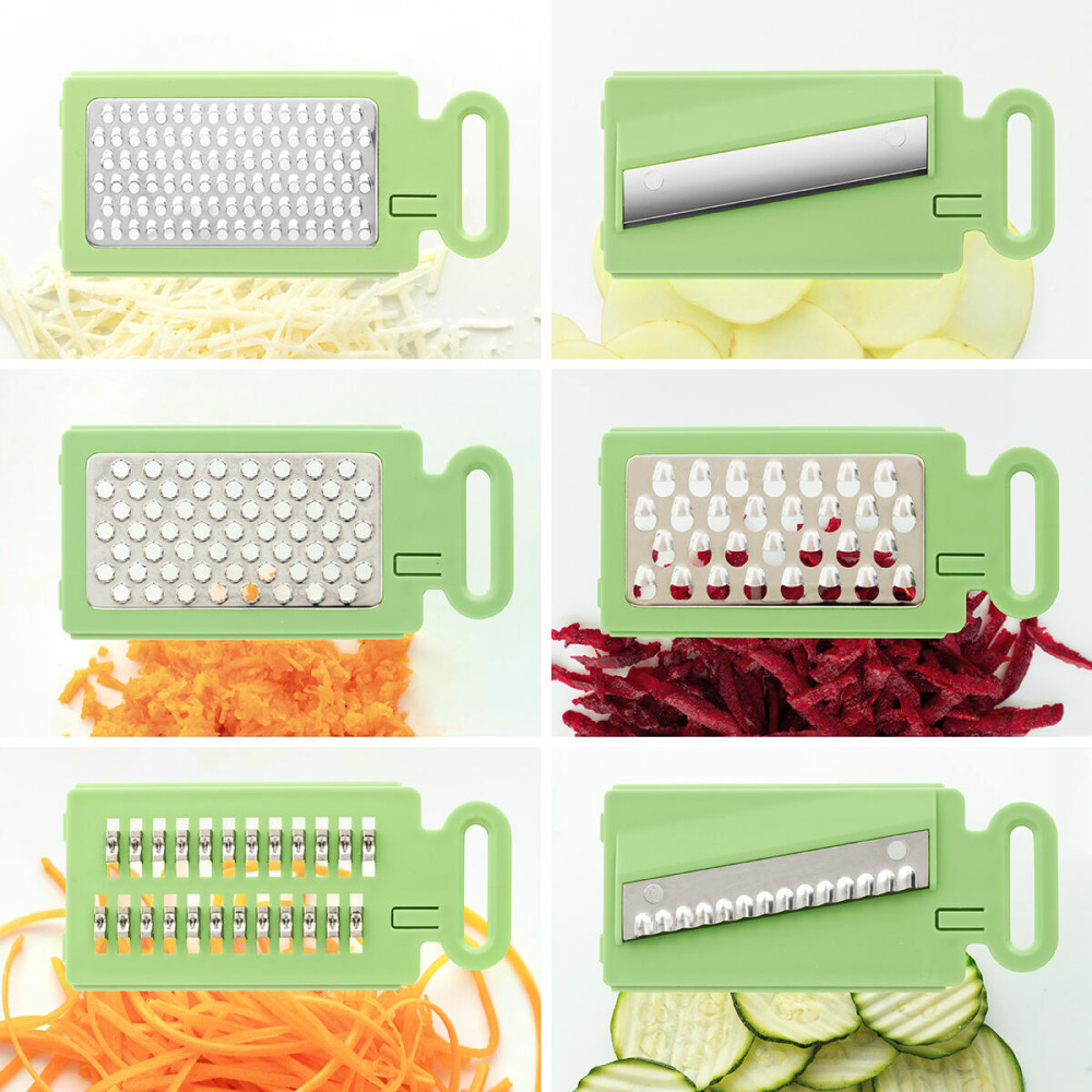 6-in-1 Folding Mandolin Grater Choppie InnovaGoods IG814854 Stainless steel (Refurbished B)