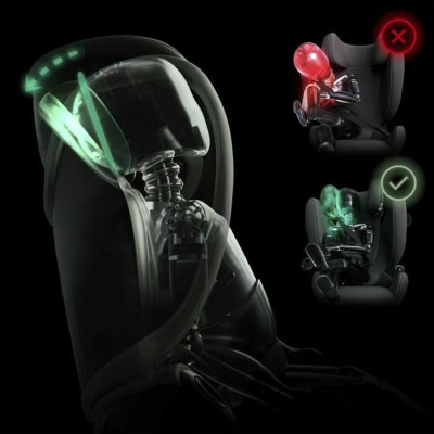 Car Chair Cybex Solution X i-Fix Rumba Red rouge ECE R129/04 ISOFIX