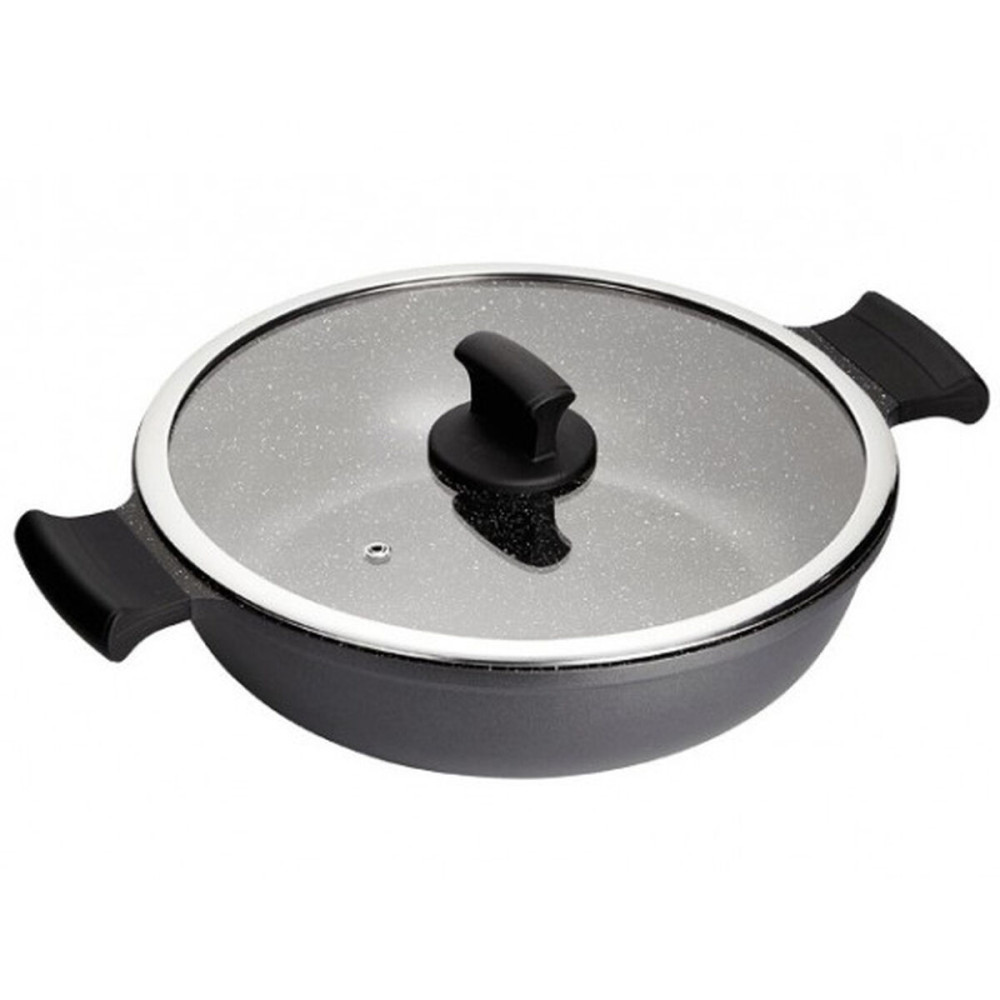 Casserole with lid Inoxibar ABSOLUT Grey Ø 32 cm
