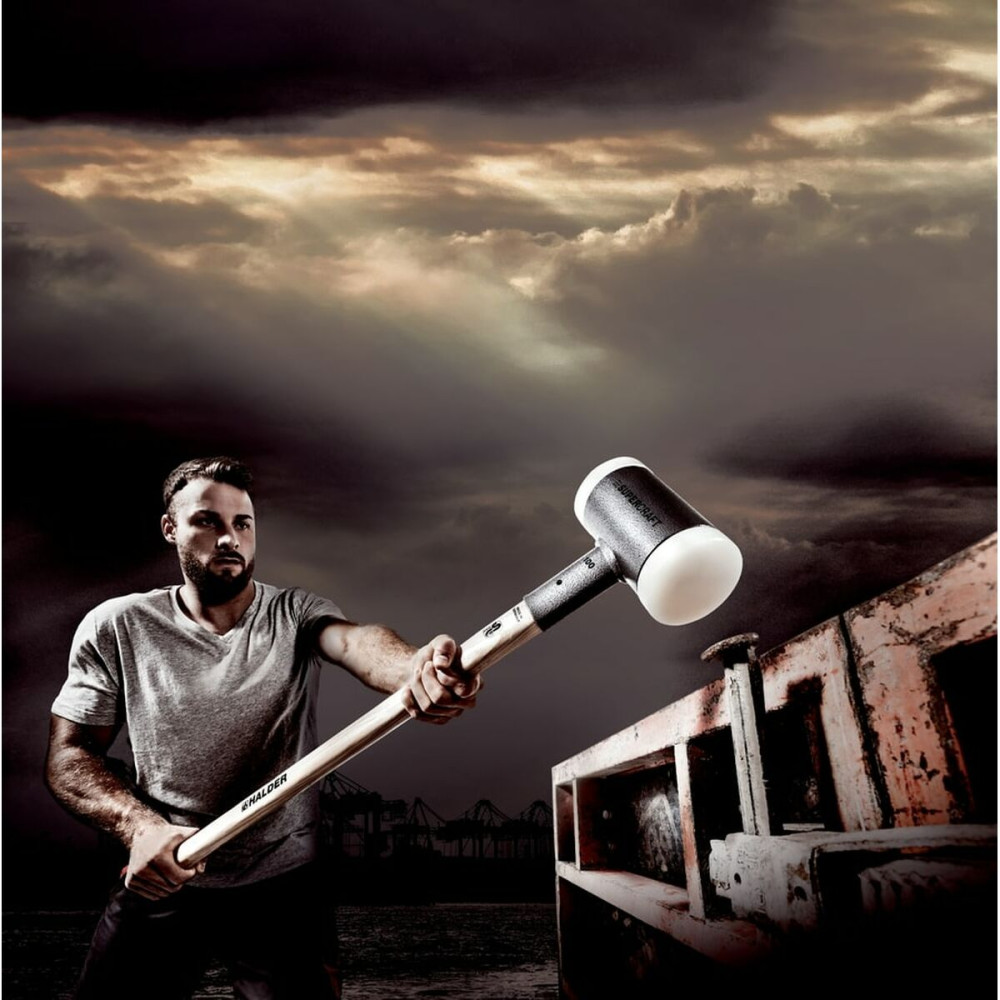 Rubber Mallet Halder Supercraft Anti rebound