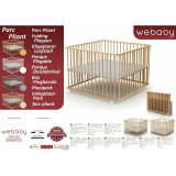 Playground WEBABY 100 x 100 cm Beige