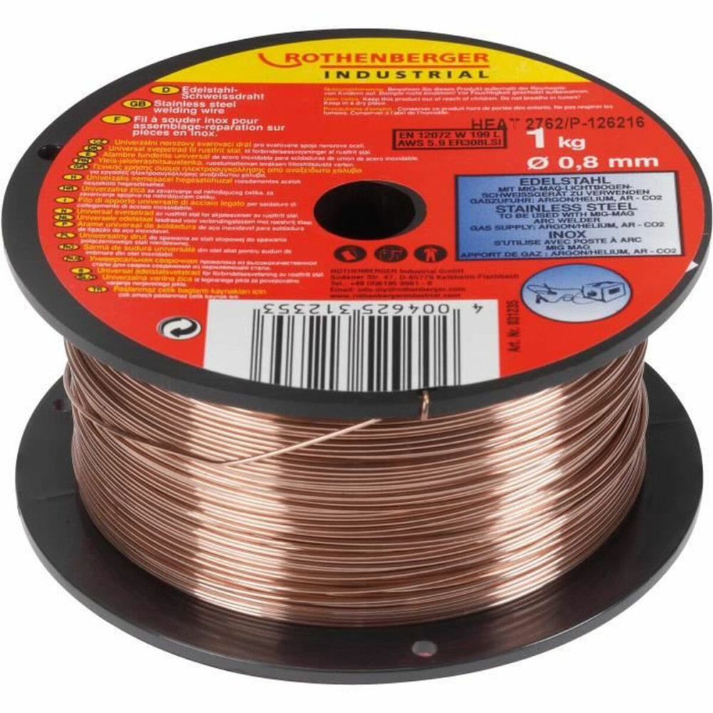 Steel solder wire Rothenberger MIG / MAG 0,8 mm
