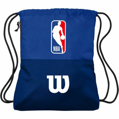 Backpack with Strings Wilson NBA DRV Cinch BL Blue