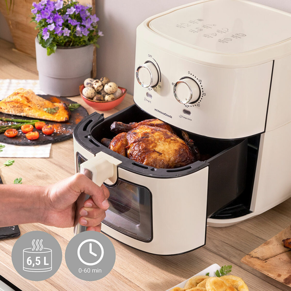 Air Fryer InnovaGoods   Cream 1700 W 6,5 L Stainless steel (Refurbished B)