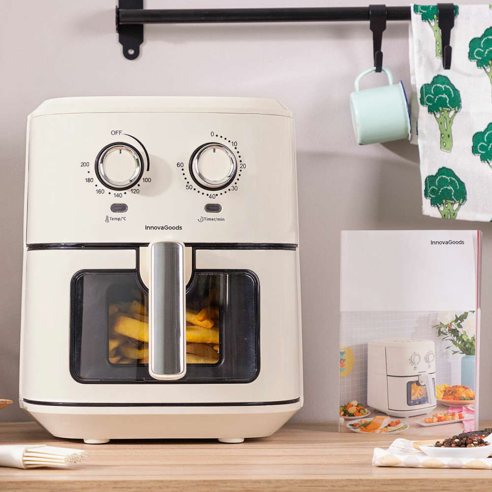 Air Fryer InnovaGoods   Cream 1700 W 6,5 L Stainless steel (Refurbished B)