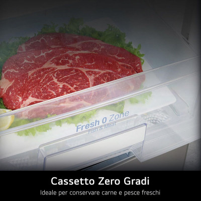 Combined Refrigerator LG GTF916PZPED.APZQEUR Steel 630 L