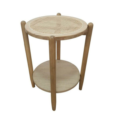 Small Side Table DKD Home Decor Natural 38 x 38 x 54,5 cm 41 x 41 x 55,5 cm
