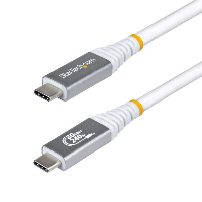 USB Cable Startech CC1M80GUSB4CABLEW White 1 m
