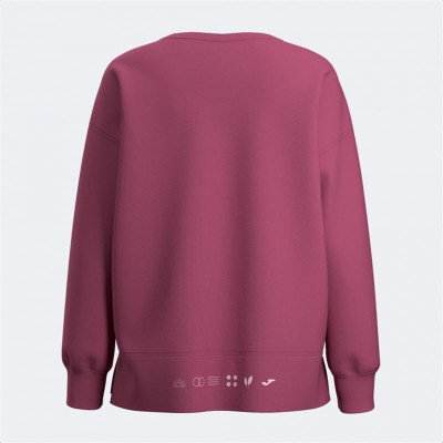 Women’s Sweatshirt without Hood Joma Sport Breath Fuchsia