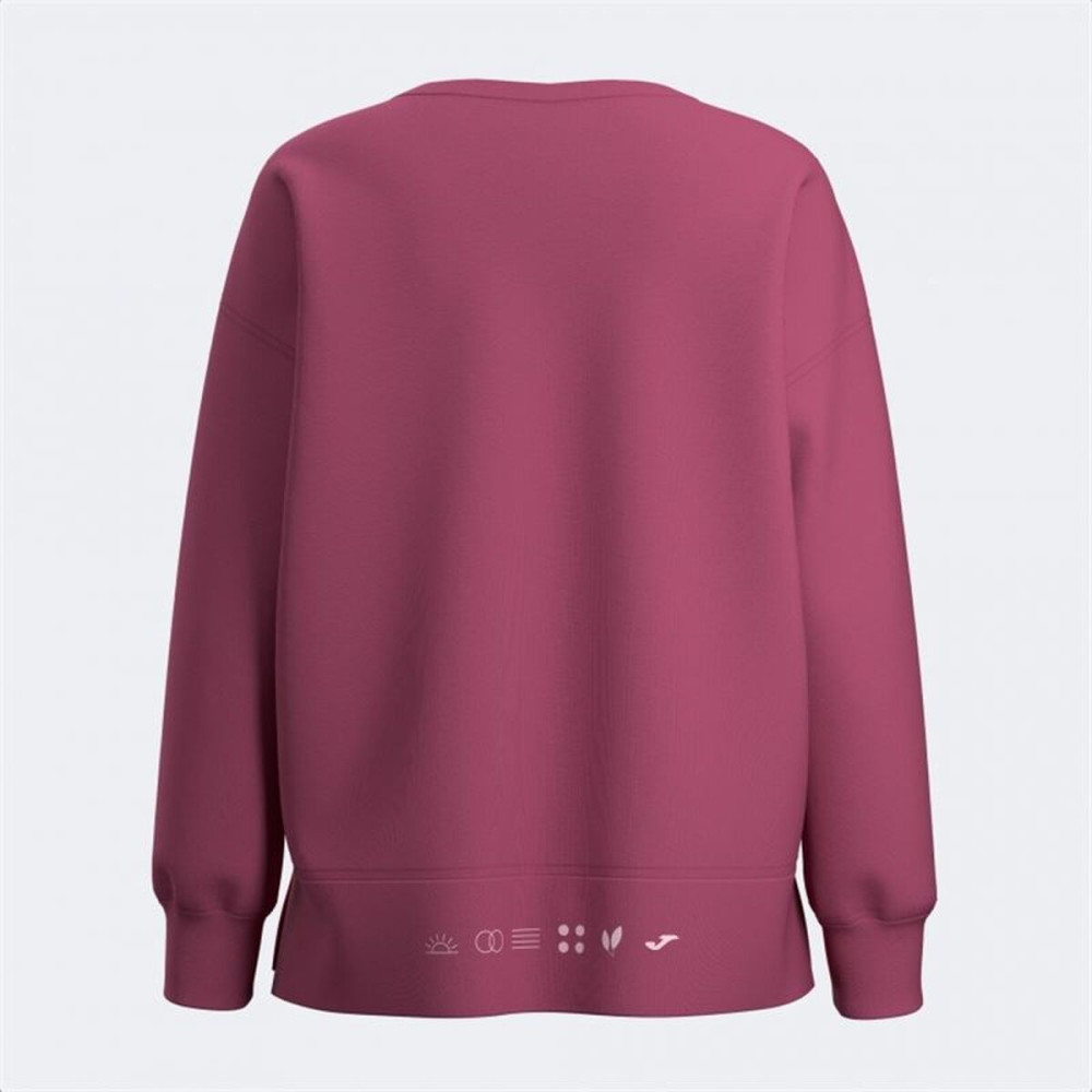 Women’s Sweatshirt without Hood Joma Sport Breath Fuchsia