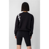 Women’s Sweatshirt without Hood Champion Diagonal  Black