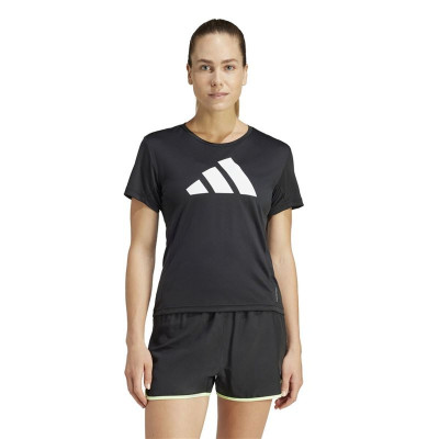 Women’s Short Sleeve T-Shirt Adidas IL7227 Black (XS)