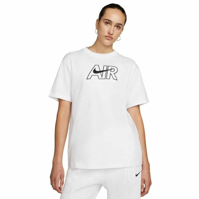 Women’s Short Sleeve T-Shirt Nike DN5800-100 White (XL)