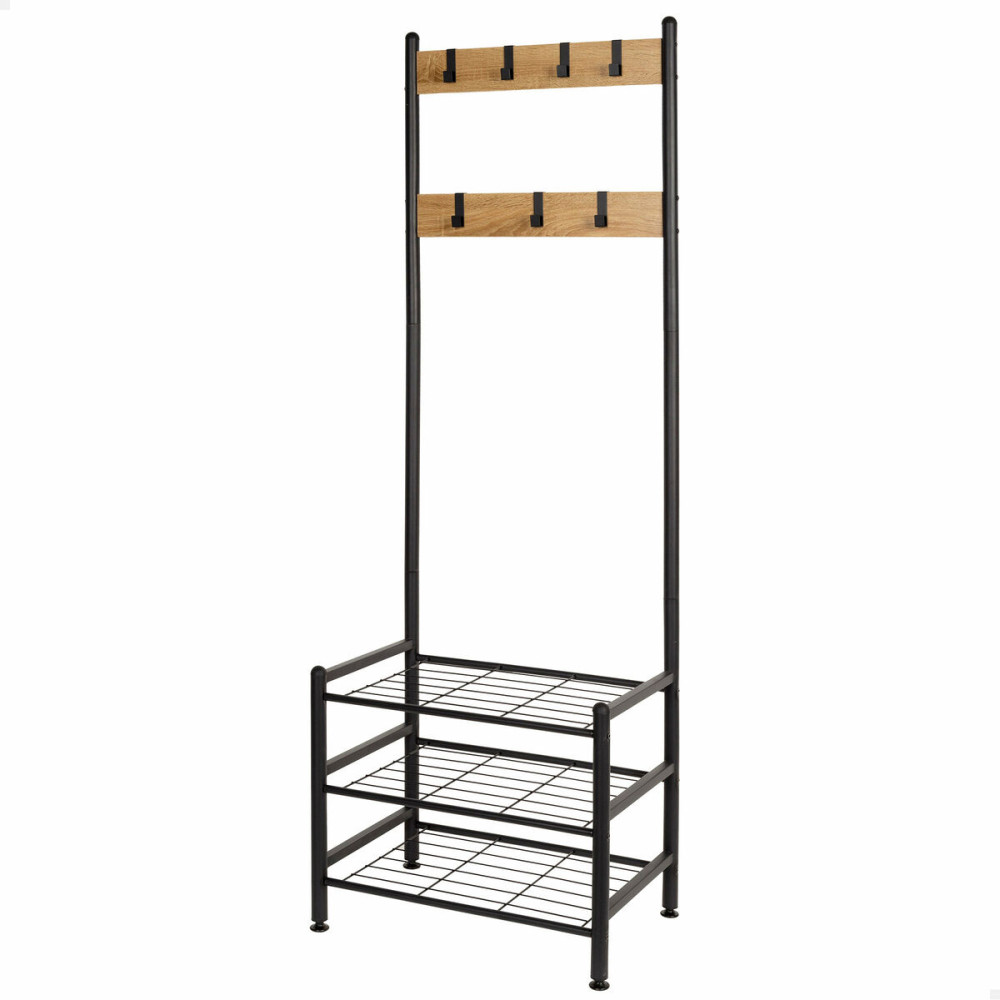 Coat rack with shelf Max Home Black (Refurbished A)