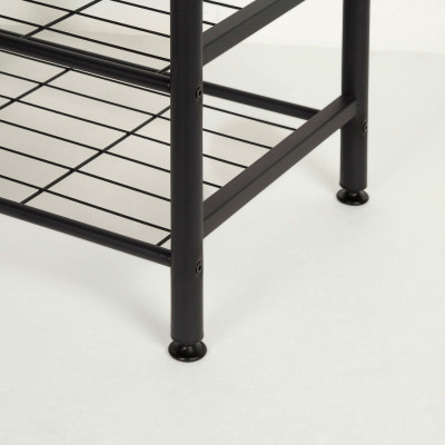 Coat rack with shelf Max Home Black (Refurbished A)